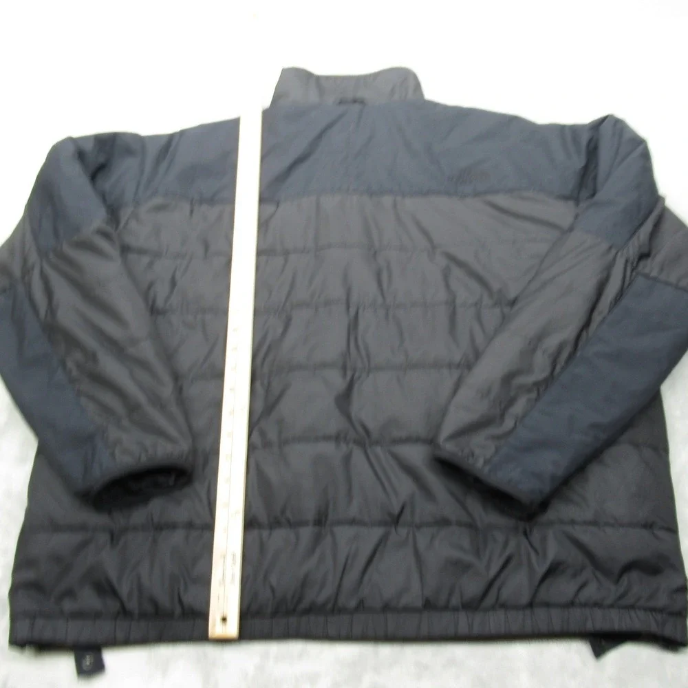 North Face Jacket Mens XL Black Puffer Interchange Side Zips‎ Hybrid Insulated - Picture 7 of 11